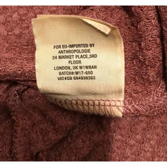 Anthropologie Deletta Mauve Cold-Shoulder Top - Size Small - New with Tags - Picture 8 of 8